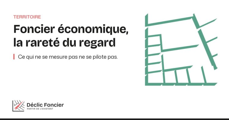 Schéma du foncier économique sous-employé, entre rareté perçue et réalité du stock des zones d'activités