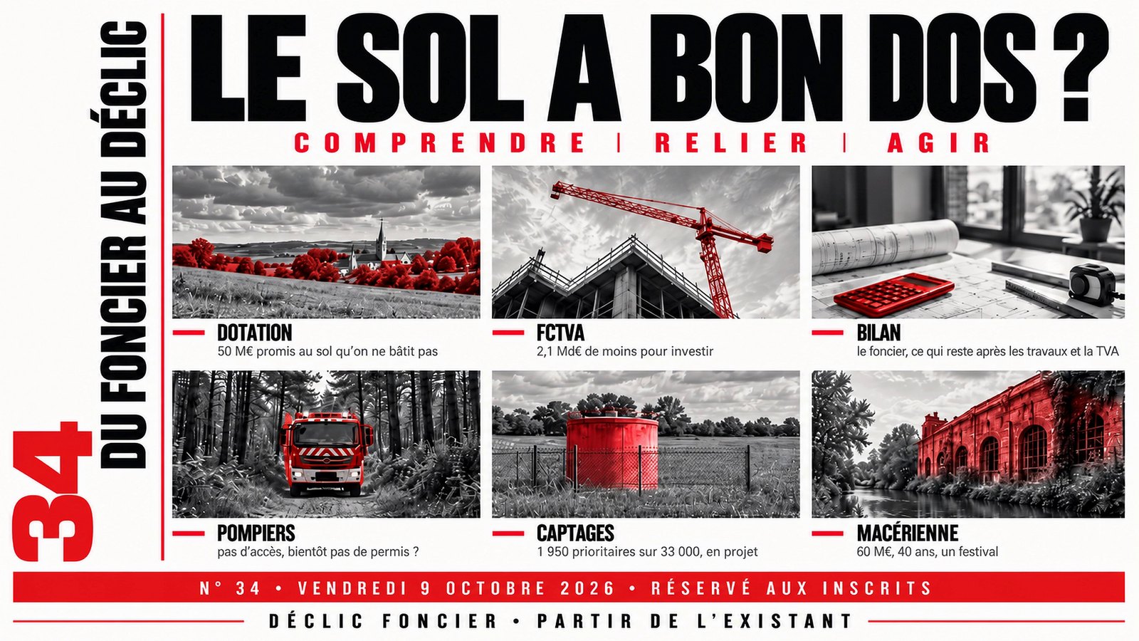 Du foncier au déclic #34, le sol a bon dos ? Couverture